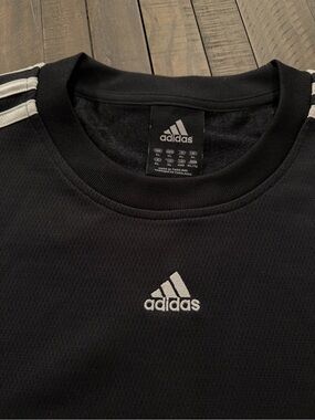 adidas Sleeveless Training Tank Top – Black/White – XL